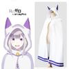 Prémiový Cosplay plášť Rezero Emilia Prodyšný japonský anime plášť