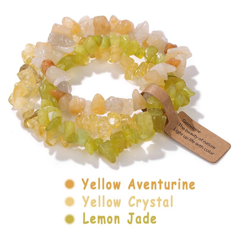 

Natural Crystal Gem Stone Bracelet 5-8mm Irregular Amethysts Aquamarine Chips Beads Bracelets Women Men Elastic Jewelry 19CM