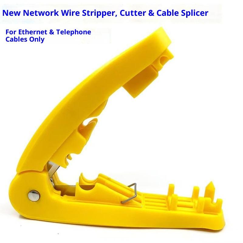 4-In-1 RJ45 Network Cable Tool With Cutting,Stripping,Untangling, And Straightening Functions Applies To STP/UTP Cable-A79G