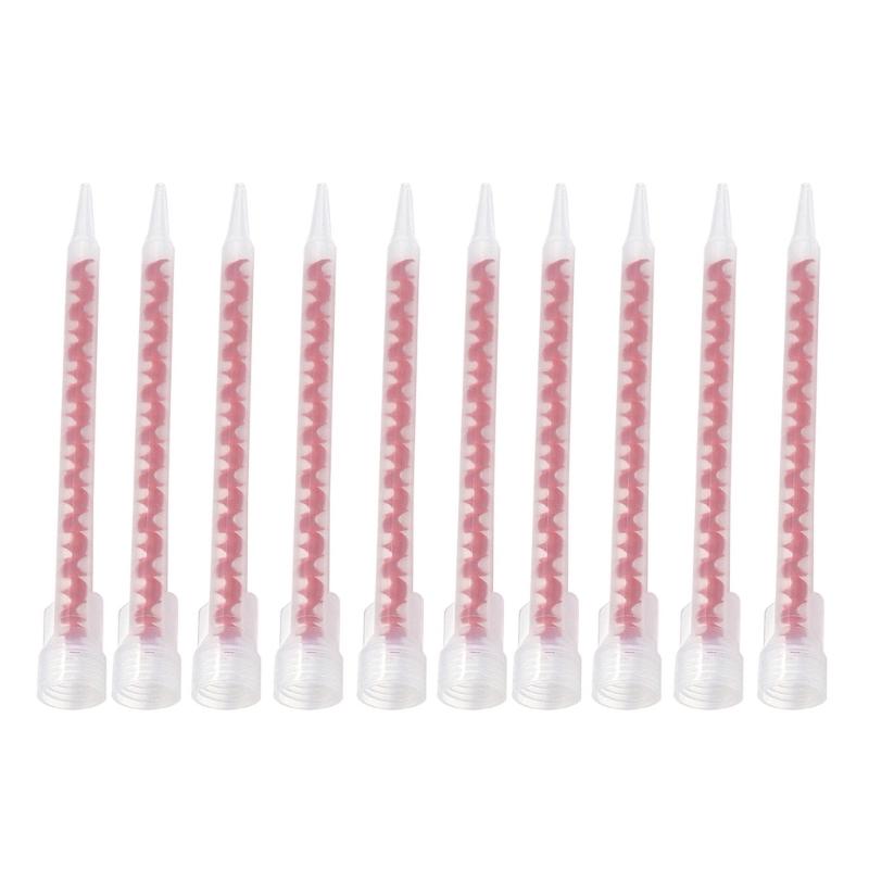 10Pieces Practical Grout Applicators Nozzles for Long Time Use and Convenient Storage In Home Improvement Projects Spiral mixing tube