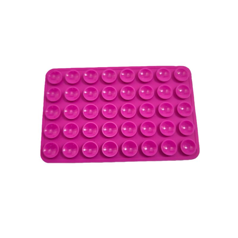 1/3Pcs Mobile Phone Silicone Sucker Pad Double Sided 40 Suction Cup Phone Holder Detachable Anti-slip Fixture