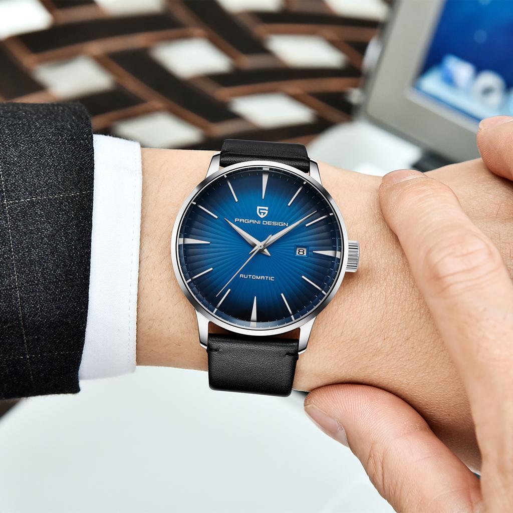 Pagani Design Nova marca superior relógio masculino de luxo com caixa moda 30m à prova dwaterproof água relógios mecânicos masculinos automáticos