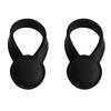 Magnetic Towel PU Circular Towel Portable Hat Backpack Clip Hanging Black Durable and Saving Kitchen and Bathroom