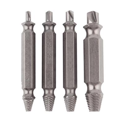 4x Vis Extracteur Drill Bit Guide Set for Cassé Endommagé Boulon Remover Vitesse Hors