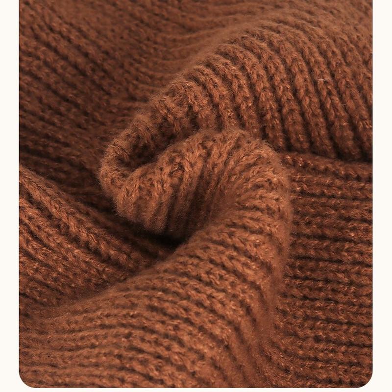 Zhen Yueqi Women's Knitted Balaclava Hat Scarf Shawl