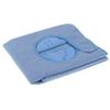 Adult Waterproof Elderly Meal Bib Sky Blue Large Soft Washable Cloth Feeding Aid Clothing Protector Mealtime Protector
