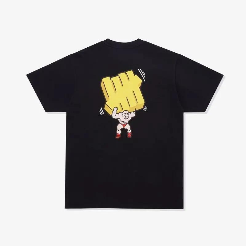 

Корейские футболки с короткими рукавами с индивидуальным принтом для мужчин и женщин, летние новые свободные топы в стиле хип-хоп Y2K Street XXXXXL чёрный