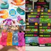 Simulation Cube Squeezable Toys Squishy Colorful Glitter Anti Stress For Children Adults Stress-Relieving Toy