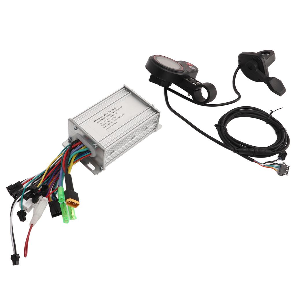 36V 48V 60V 350W 450W 18A Controler motor fără perii pentru bicicletă electrică SL100 B1 Panou LCD cu degetul mare