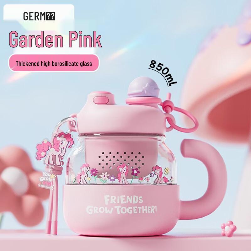 Germ Glass Tea Infuser Water Bottle