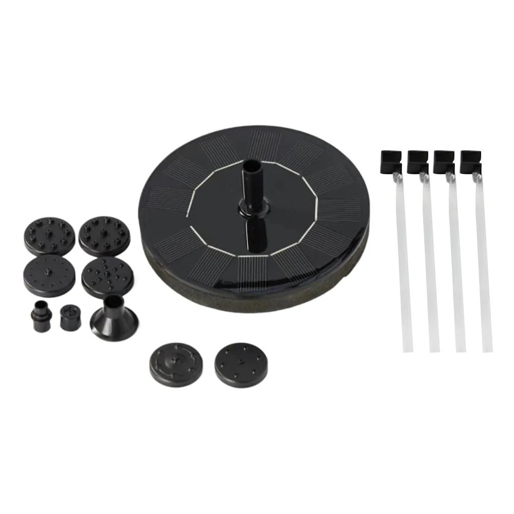 1.2W Solar Powered Water Fountain Pump Solar Fountain Pump Solar Powered Water Fountain for Bird Bath Garden Pond Pool Outdoor