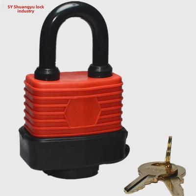 Waterproof Outdoor Balcony Padlock: Anti-Theft, Anti-Rust, Rainproof, Anti-Pry, Long Beam Extension, Perfect for Parking Security.