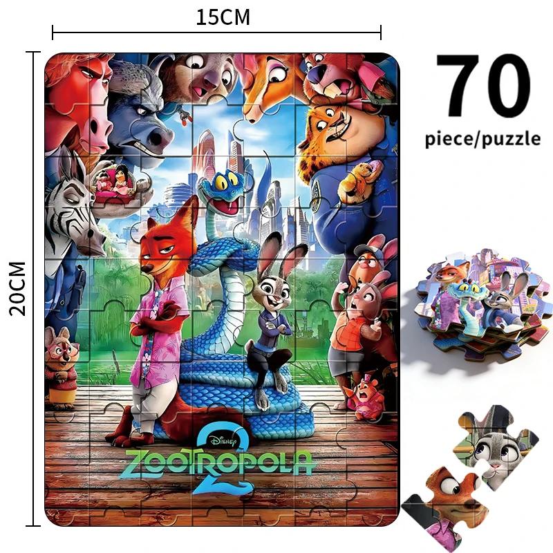 NEUESTES Zootopia 2 3D Puzzle Thema Brettspiel Spielzeug Nick Judy Charakter Muster Sammlerstück Kinder Geburtstag Weihnachten Geschenke gray