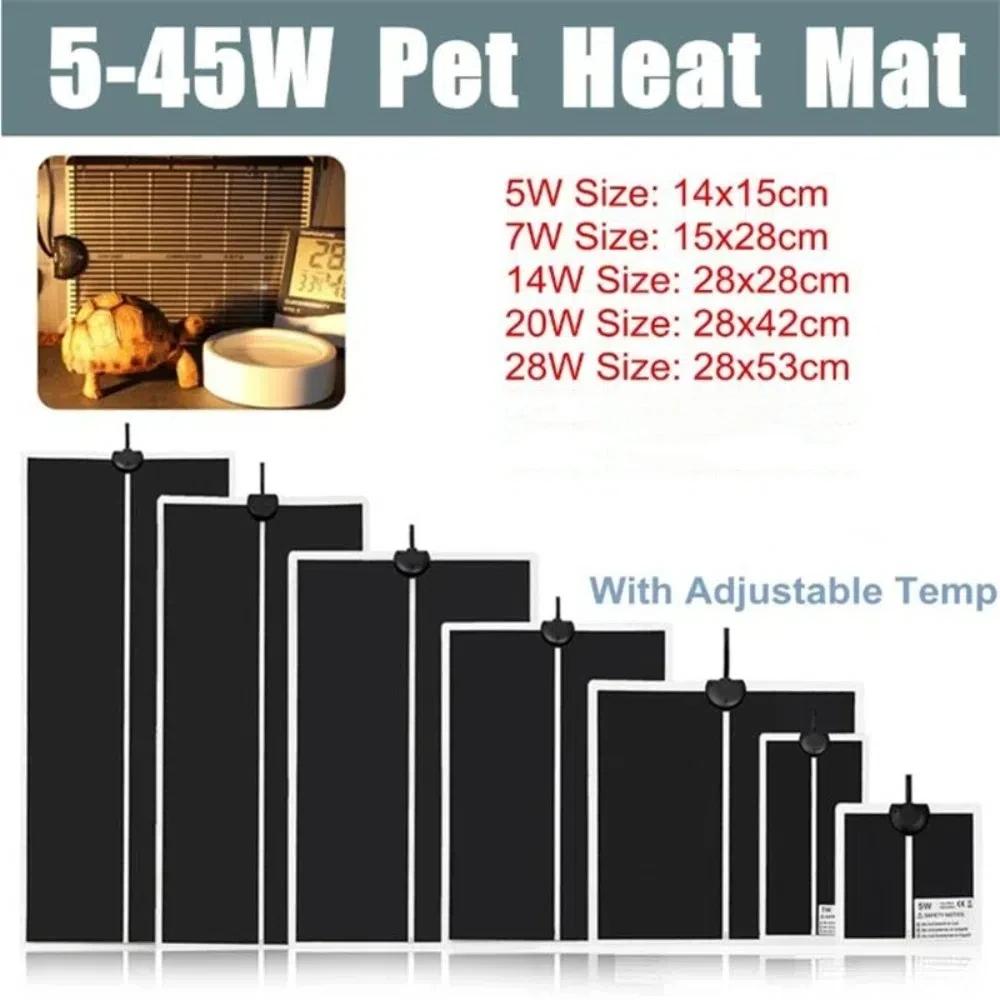 5~28W Seedling Heat Mat Plant Seed 220V~240V Pet Winter Heating Mat with Temperature Controller Anti-cold