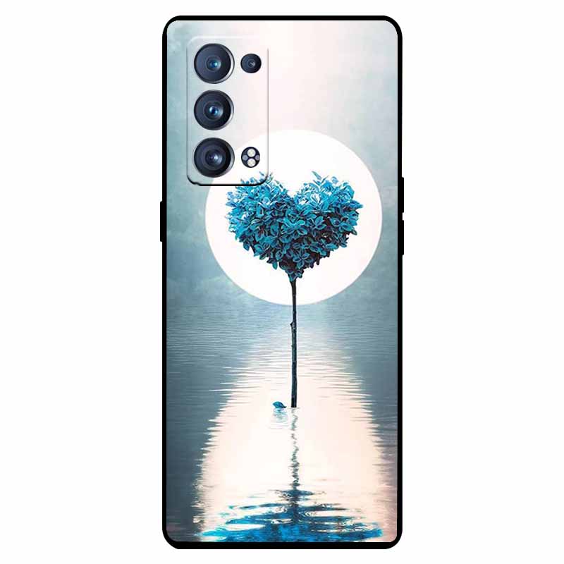 For Oppo Reno 6 Pro 5G Case Snapdragon Shockproof Soft Silicone TPU Back Cover For Oppo Reno 6 Pro CPH2247 Phone Cases Cute Capa