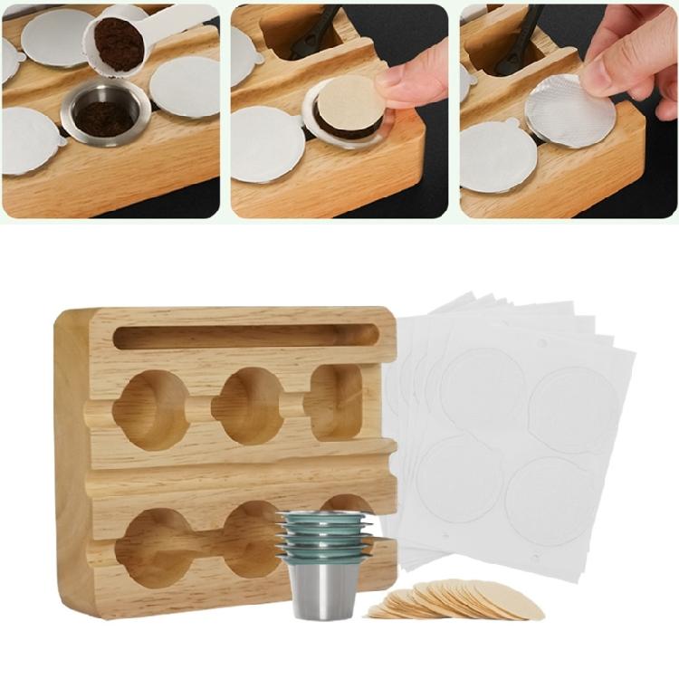 Capsula di Caffè Ricaricabile per Macchina da Caffè Espresso CitiZ D112 C112 C60 C60P Carta Filtro per Caffè Pressino in Alluminio Accessori