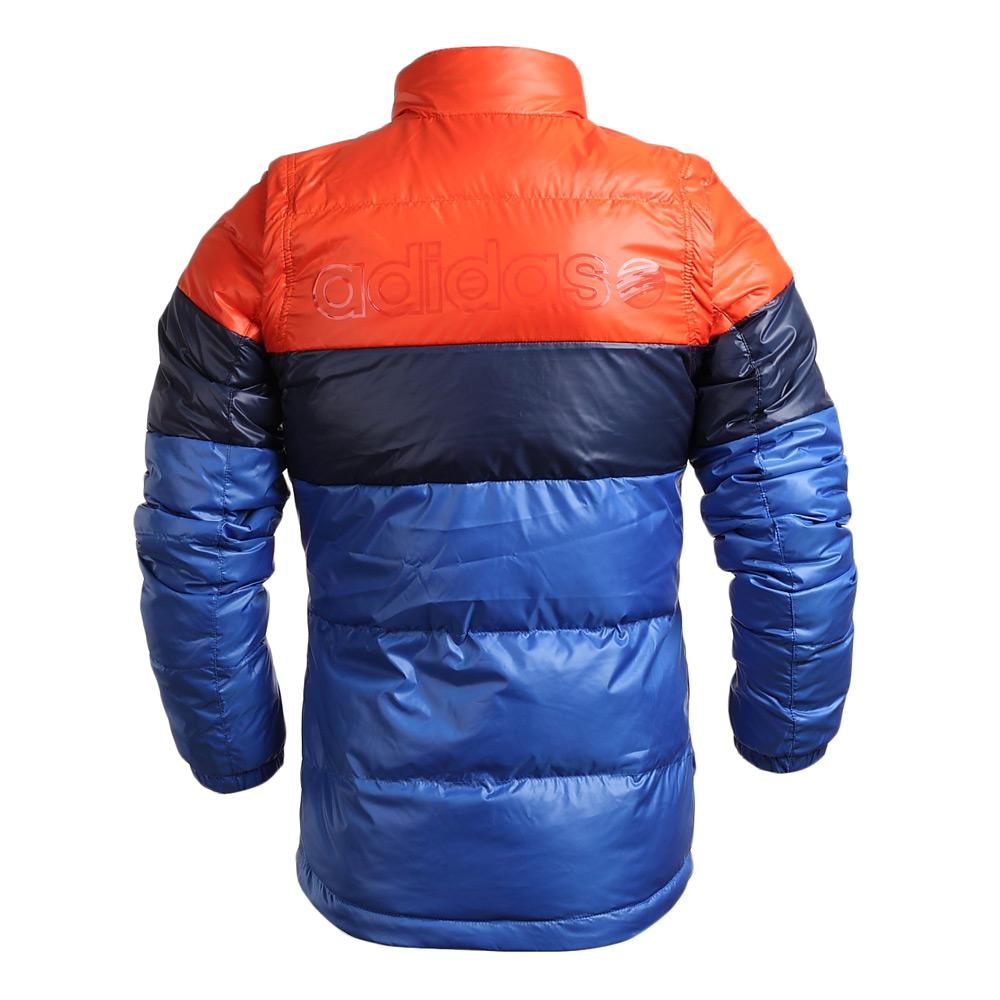 Adidas Neo Casual Life Series Teplá Pohodlná Měkká Lehká Péřová Bunda Pánská Bunda Oranžová AB8746