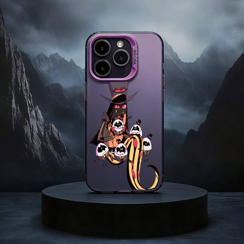 

Hazbin Hotel Sir Pentious Black Candy silver phone case Phone Case For iPhone17,16,15,14,13,12,11 Plus,Pro Max iPhone16promax