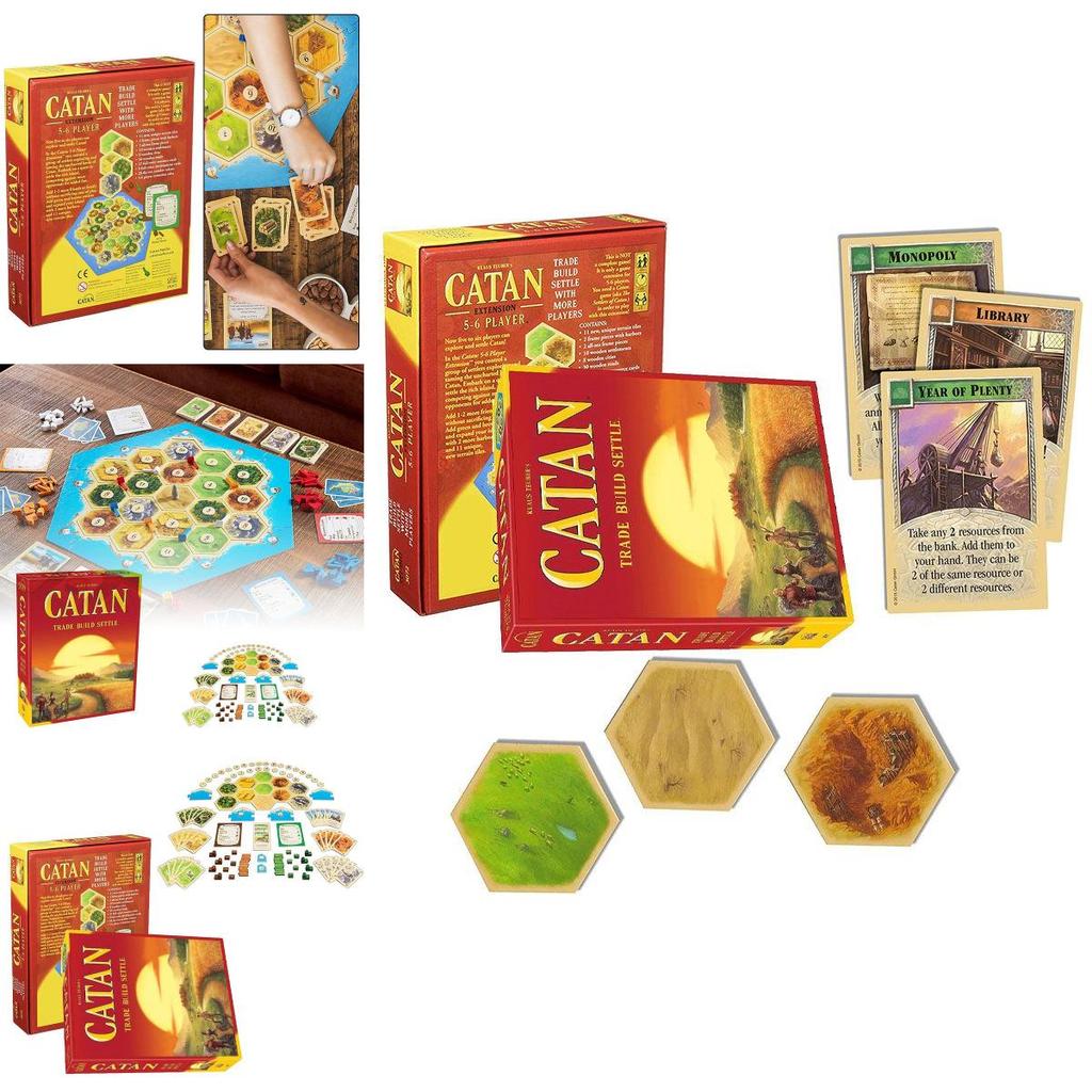 Board Game Desktop Catan Island 35 Player Expansion Table Card Family Gathering