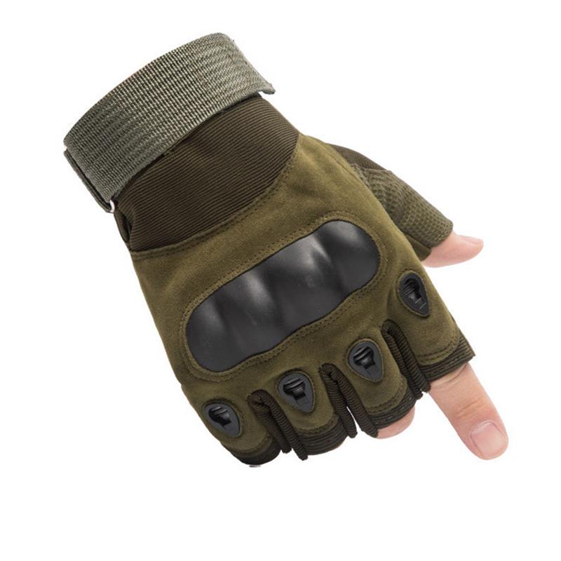 

Тактические перчатки мужские полупальцевые длинные перчатки для езды на открытом воздухе мотоцикла боевые перчатки для фитнеса XXL зелёный