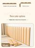 Tatami Padded Headboard: Soft, Anti-collision, Self-adhesive, Waterproof Wallpaper for Children's Room Wall.
