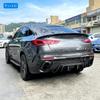 Mercedes GLE Coupe LD Style Carbon Fiber Rear Diffuser with Lights, Four-Outlet Exhaust Tips (2020-2025)