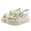 HIMIKO/Himiko/Pearl Buckle Sports Sandals/641225 Ivory L