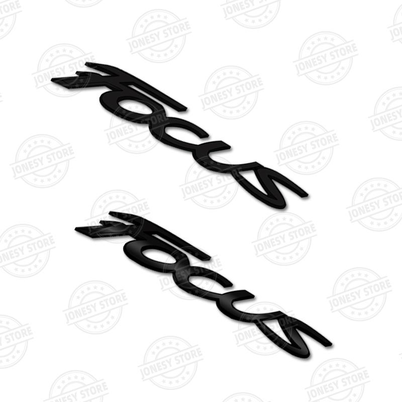 Auto Metal For Ford Focus Logo EcoBoost MK2 MK3 MK4 ST Line Hybrid 3D Badge VEDL2 Lettering Decals Trunk Sticker Car Styling
