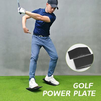 1 Paar Golf-Druckplatten, Gewichtsverlagerungsbretter, leichte, tragbare Golf-Power-Plates, Schwungtrainingshilfe für Anfänger
