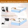 Adult Sex Bondage Restraints BDSM Kit with SM Game Play Bed Straps Cuffs Tickler Paddle Blindfold Harness-Sex Toys