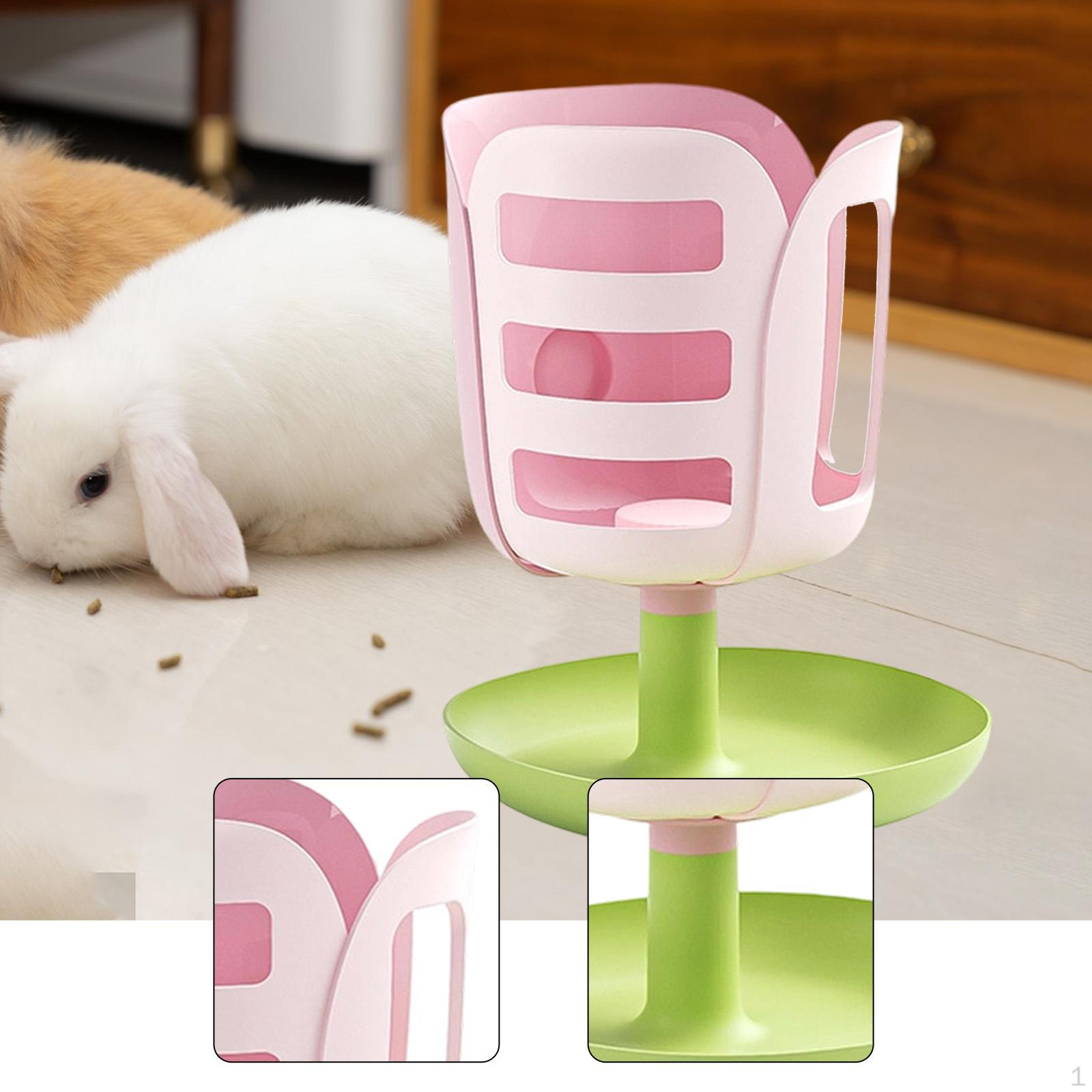 

Hay Feeder Bunny Food and Holder Detachable Cage Accessories Minimize Waste Mess Hanging