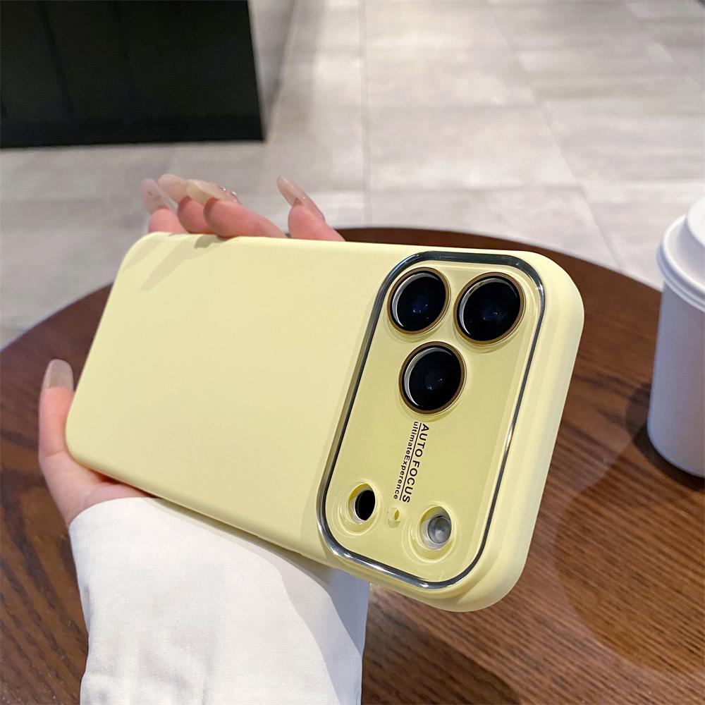 Full Camera Protect Liquid Silicone Case for iPhone 17 16 15 13 12 14 Pro Max Plus Air Slim Shockproof Matte Soft Cover