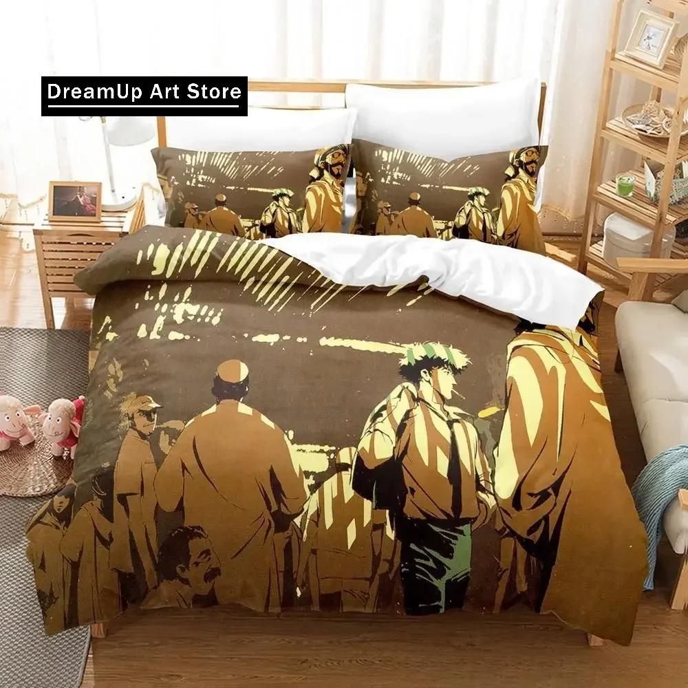New Cowboy Bebop Bedding Set Single Twin Full Queen King Size Bed Set Adult Kid Bedroom Duvet Cover Sets 3D Game Bed Sheet Set
