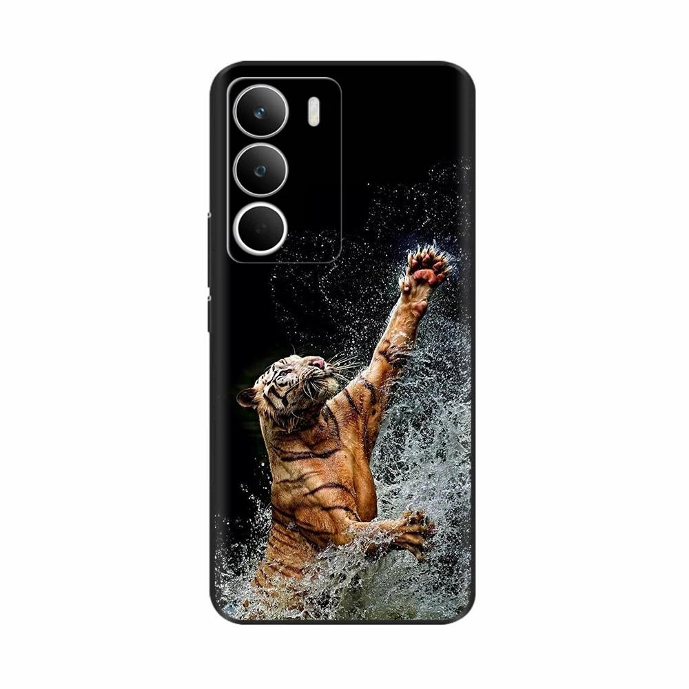 For OPPO Realme C71 Case 6.67'' Soft TPU Black Silicone Cartoon Back Cover For Realme C71 C 71 RealmeC71 Cases Shockproof Fundas