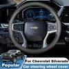Ultra Thin Steering Wheel Cover For Chevrolet Silverado 1995-2026 2027 Sweat Absorbent Non Slip Steering Wheel Cover Accessories