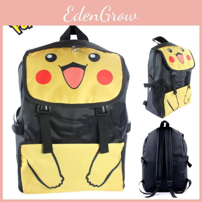 Pokmon Kids School Backpack With Oxford Fabric For Elementary Students