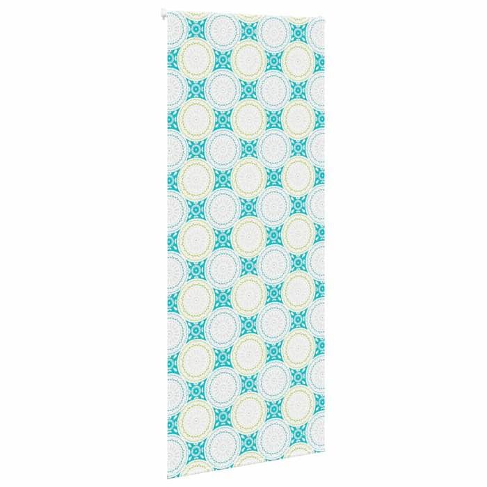 VidaXL Store enrouleur de douche 110x240 cm largeur du tissu 106 cm, store de douche, store enrouleur de rideau de douche, 4014881