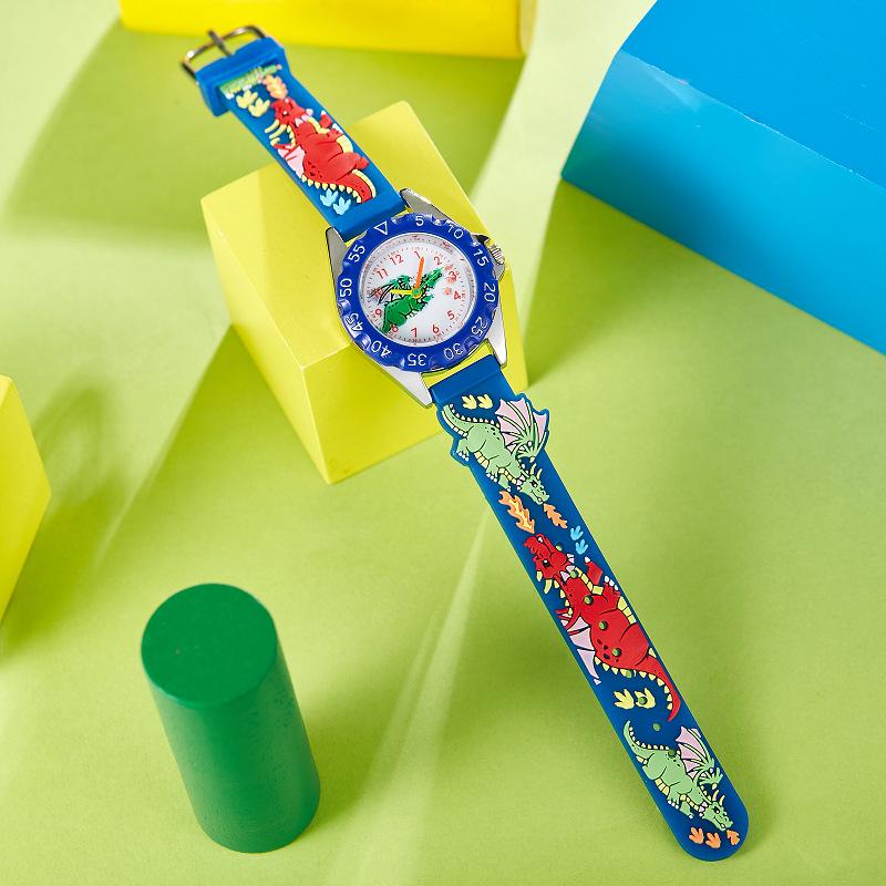 Jurassic Dinosaur Cartoon Children s Waterproof Quartz Watch for Primary School Boys and Girls 110