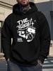 Casual Hoodie with Motorcycle Graphic - "THE NECROAGE" Print
