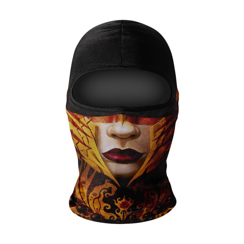Unisex Ice Silk Breathable Motorcycle Face Mask for Summer Riding & Sun Protection