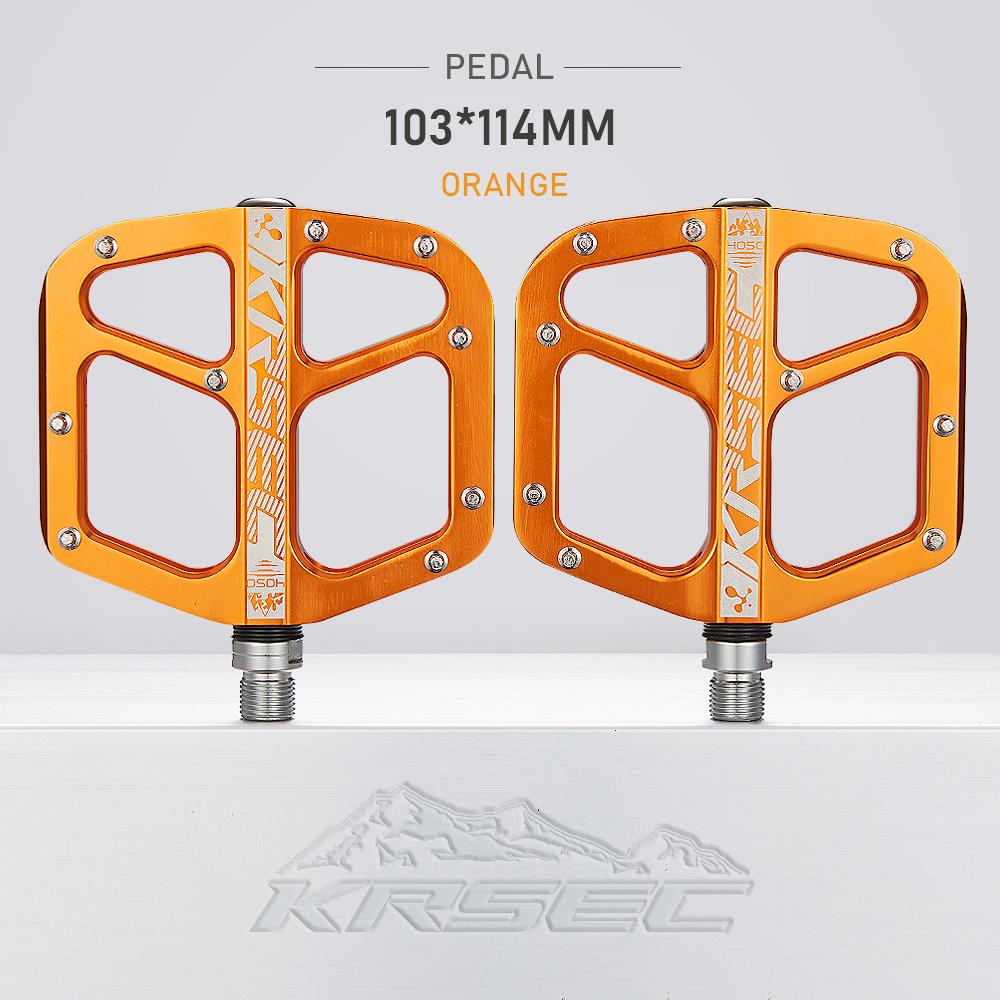 Bike Pedals Mountain Bike Pedal 9/16 Inch Lightweight Bicycle Platform Flat Pedal for BMX MTB Adult Road Bi