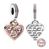 Charms camaleonte adatti a braccialetti originali alla moda in argento 925 con zircone, perlina a forma di polpo e tartaruga, ciondolo a forma di farfalla e lucciola, fai da te per realizzare gioielli