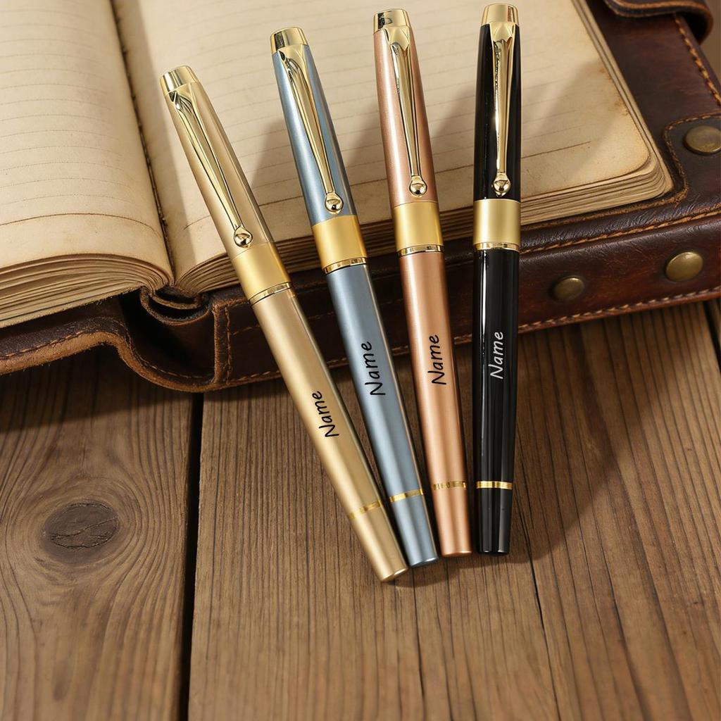 Custom Engraved Text Ballpoint Pens Personalized, Customized Name Ballpoint Pen, Personalized Engraving Pen, Customizable Nice Pens For Writing,