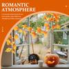 Maple Leaves String Light 20LED 2 Meters Simulated LED Leaf Lights Thanksgiving Fall Festival Decorations Fall Garland Home