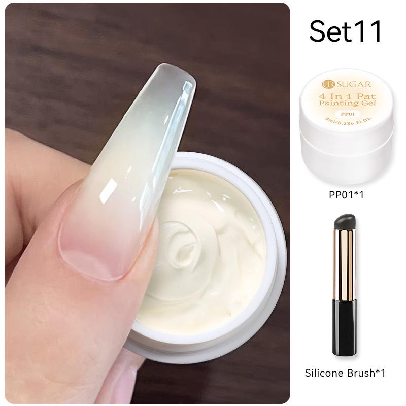 UR SUGAR Gel Pot: No-Wash Nail Art & Gradient Set