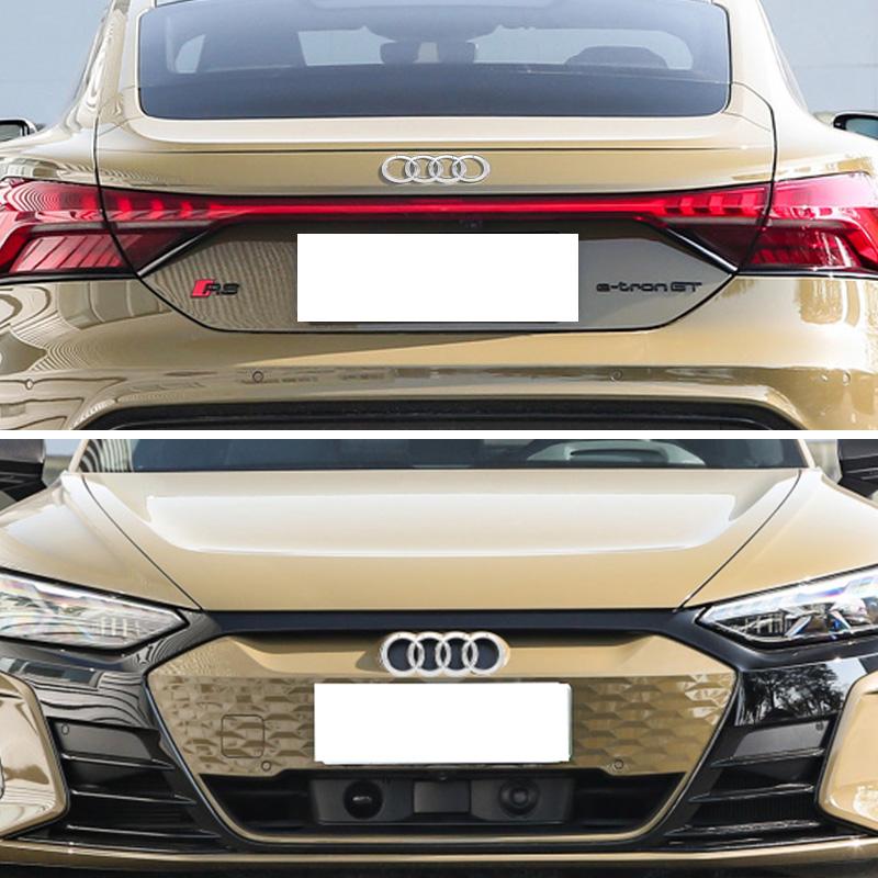 For 4HFE 2010-2024 A3 A4 A5 A6 A7 Q2 Q3 Q5 Q7 Q8 RS3 RS4 RS5 RS6 S3 S4 S5 S6 Car Logo Hood Front Grill Rear Trunk Badge Stickers
