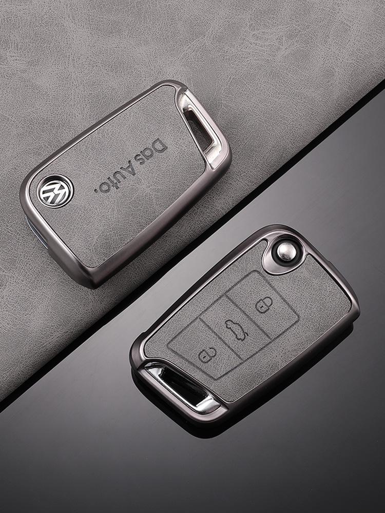 Volkswagen Sagitar TPU Leather Key Cover for Passat, Bora, Lavida, Yue Models