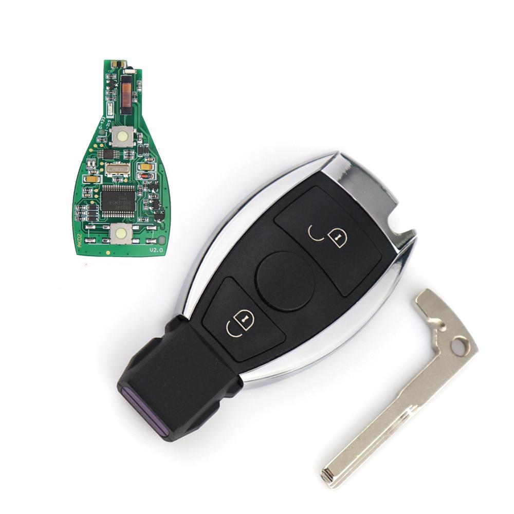 Smart Remote 2/3 Buttons Car Key For Mercedes Benz A B C S E Class W203 W204 W205 W210 W211 W212 W221 315 434Mhz NEC BGA No Logo