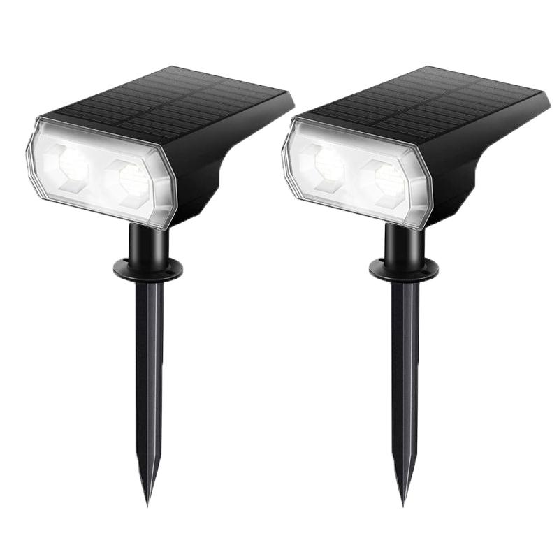 Solar Spot Light IP65 Solar Outdoor Lights 48 LEDS RGB Waterproof Garden Light 2-in-1 Solar Spotlight For Yard lawn