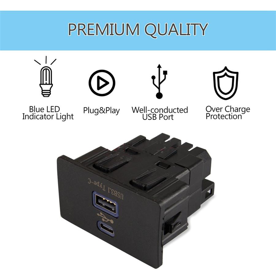 

Модуль с двойным USB-интерфейсом Замена только для Apple Carplay Ford Sync 3 - HC3Z-1